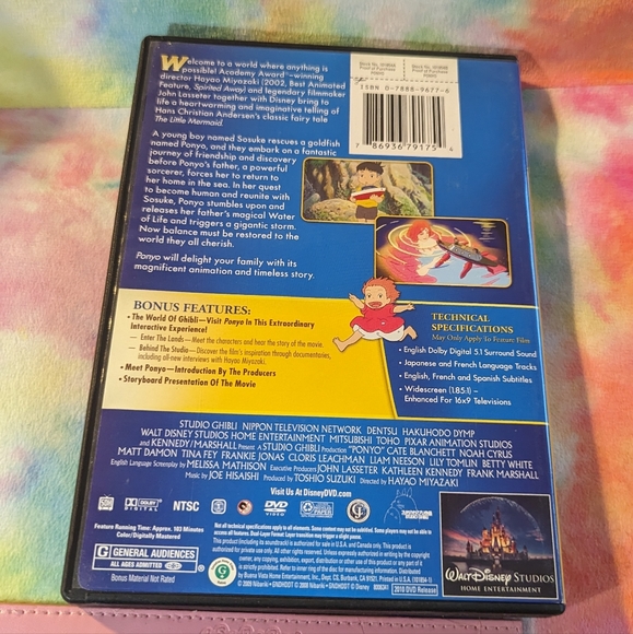 Studio Ghibli: Ponyo DVD + BONUS DVD - Picture 5 of 6